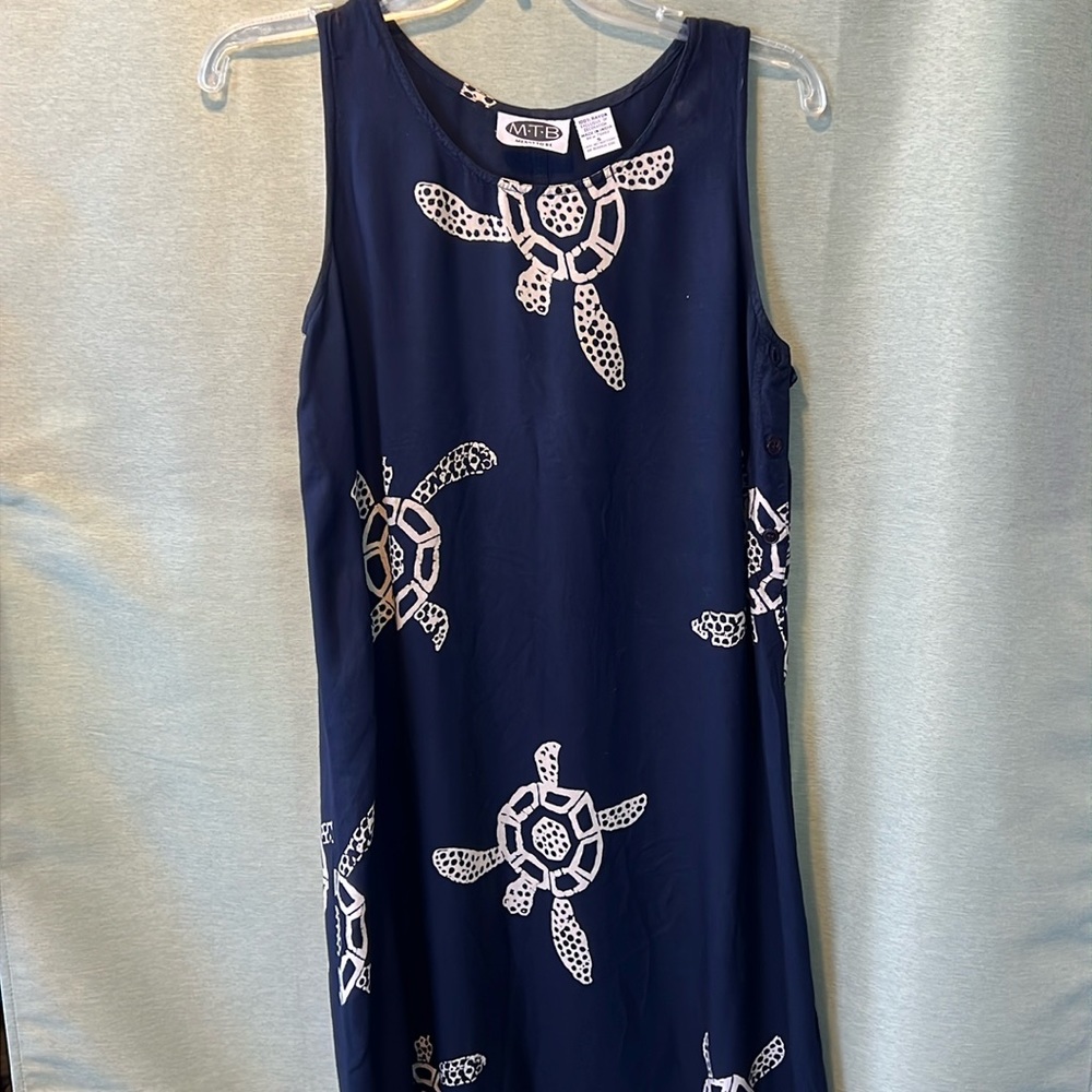 M.T.B dress with turtles
